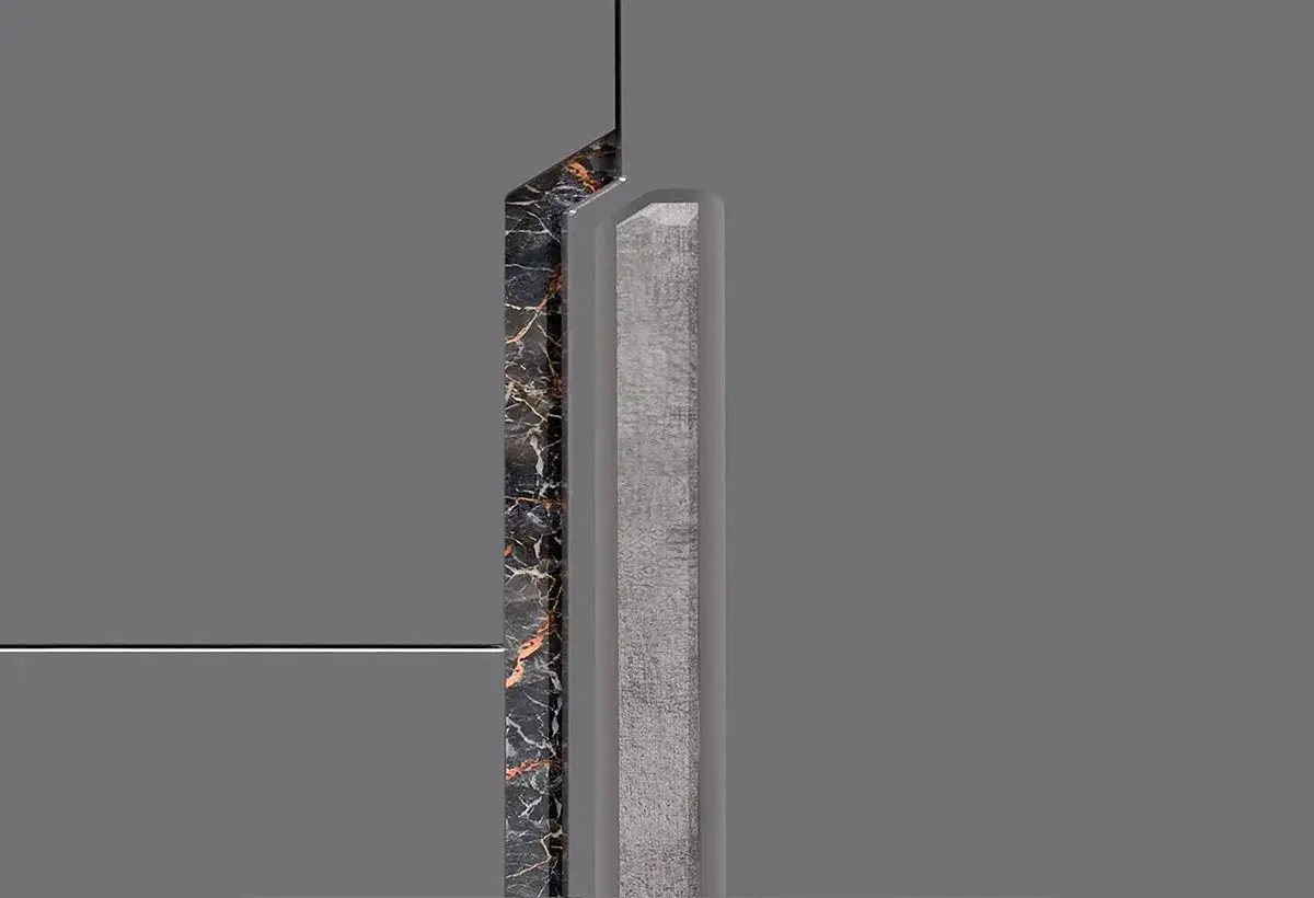 Гостиная Fadome Davos A (Dark Walnut/Gray Gloss)