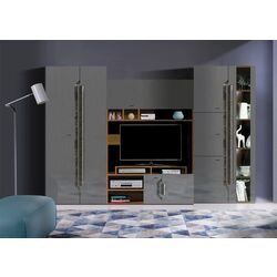 Living Fadome Davos (Dark Walnut/Gray Gloss) Thumb