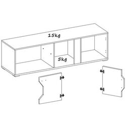Living Fadome Davos (Dark Walnut/Gray Gloss) Thumb