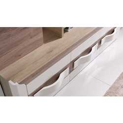 Living Fadome Passionata (Sanremo Oak Dark/White Gloss/Sanremo Oak Light) Thumb