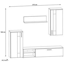 Living Fortuna Clara 213x184x41.3 (Oak) Thumb