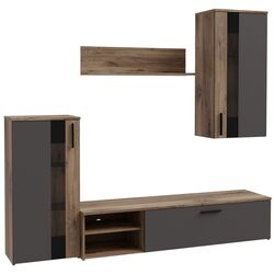 Living Fortuna Clara 213x184x41.3 (Flagstaff Oak/Grey) Thumb