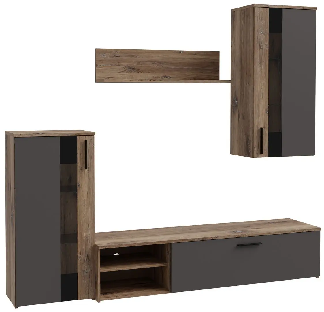 Living Fortuna Clara 213x184x41.3 (Flagstaff Oak/Grey) - 5