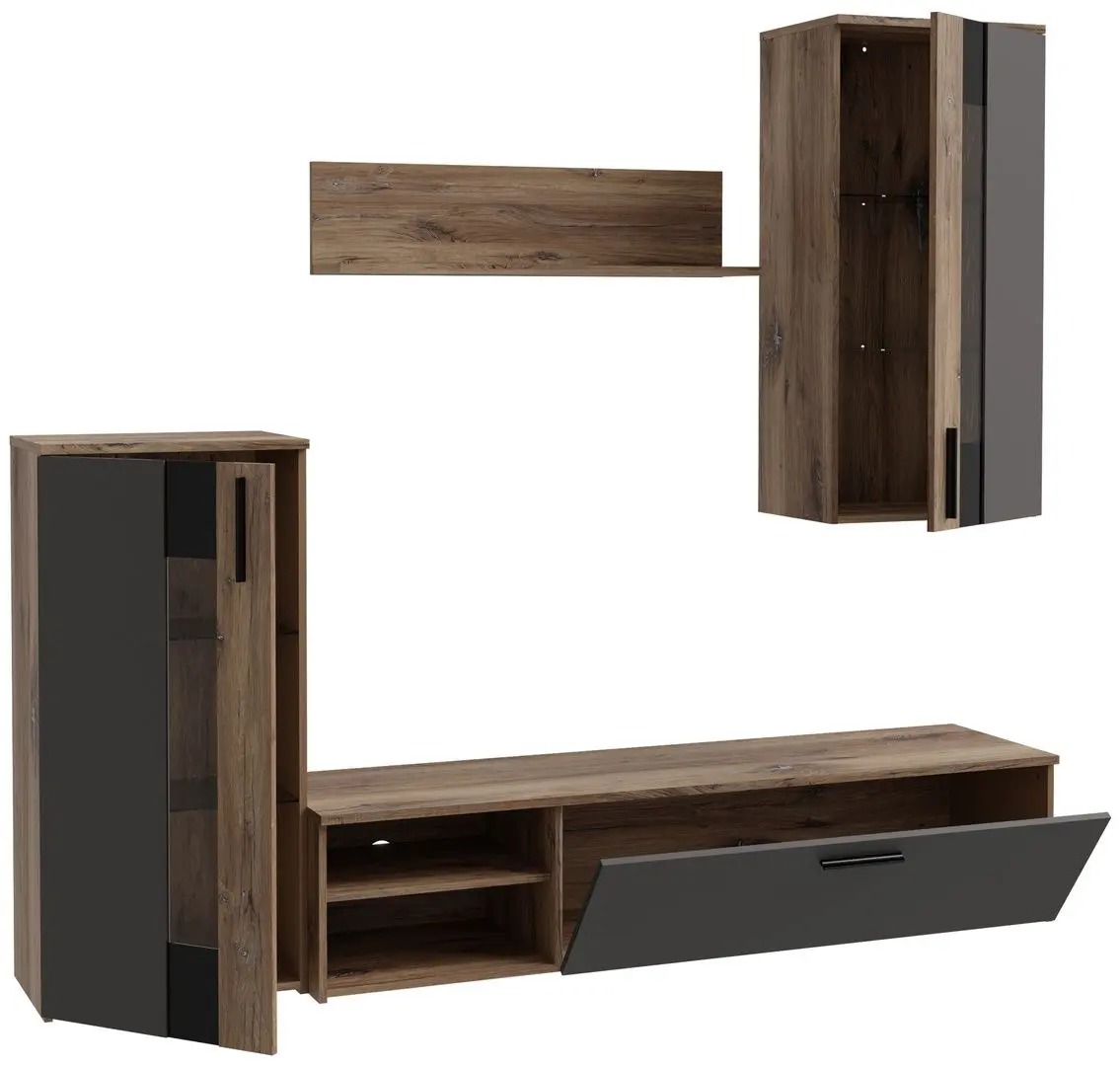 Living Fortuna Clara 213x184x41.3 (Flagstaff Oak/Grey) - 4