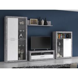 Living Fortuna Finley 328.4x193.7x41 (Concrete/White) Thumb