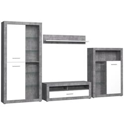 Living Fortuna Finley 328.4x193.7x41 (Concrete/White) Thumb