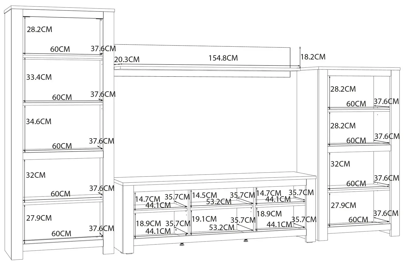 Living Fortuna Havanna 334.4x185.3x42.2 (Old Oak) - 4