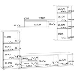Living Fortuna Hunter 213x184x41.3 (Sand Oak/White) Thumb