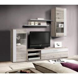 Living Fortuna Hunter 213x184x41.3 (Sand Oak/White) Thumb