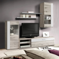 Living Fortuna Hunter 213x184x41.3 (Sand Oak/White)