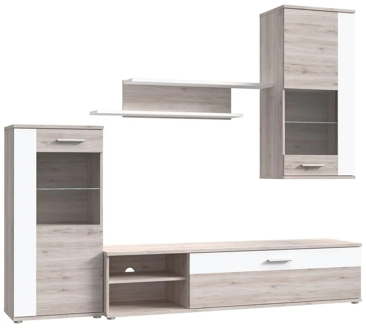 Living Fortuna Hunter 213x184x41.3 (Sand Oak/White) - 5