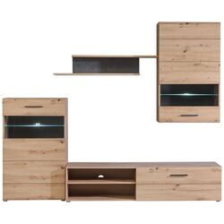 Living Fortuna Murphy 228.2x184x41.3 (Artisan Oak/Dark Concrete) Thumb