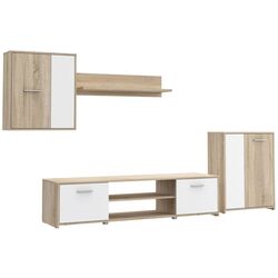 Living Fortuna Pascal 219.8x170x42 (Sonoma Oak/White Matt) Thumb
