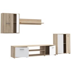 Living Fortuna Pascal 219.8x170x42 (Sonoma Oak/White Matt) Thumb