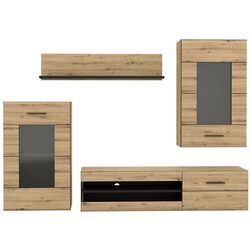 Living Fortuna Scarlett 238.2x168.4x41.1 (Artisan Oak/Black) Thumb