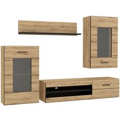 Living Fortuna Scarlett 238.2x168.4x41.1 (Artisan Oak/Black) Thumb