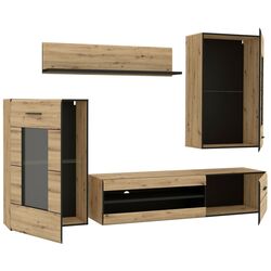 Living Fortuna Scarlett 238.2x168.4x41.1 (Artisan Oak/Black) Thumb