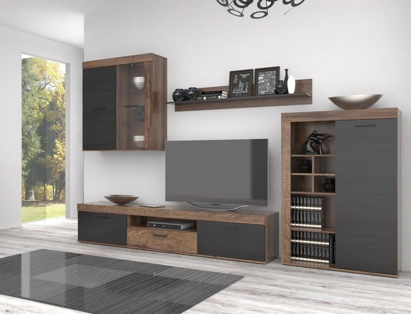 Living Fortuna Valentin 300x200.9x41 (Brown/Black)
