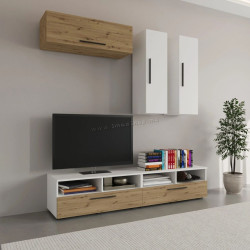 Гостиная Haaus Kos V10 1.9м (White/Artisan Oak)