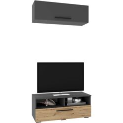 Гостиная Haaus Kos V11 0.95м (Anthracite/Artisan Oak) Thumb