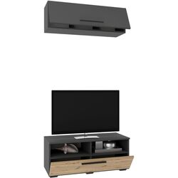 Гостиная Haaus Kos V11 0.95м (Anthracite/Artisan Oak) Thumb