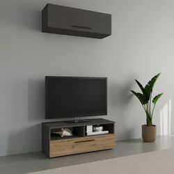 Living Haaus Kos V11 0.95m (Anthracite/Artisan Oak)