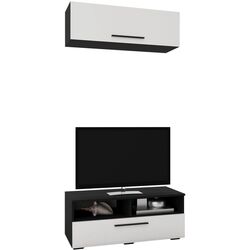 Гостиная Haaus Kos V11 0.95м (Black/White Gloss) Thumb