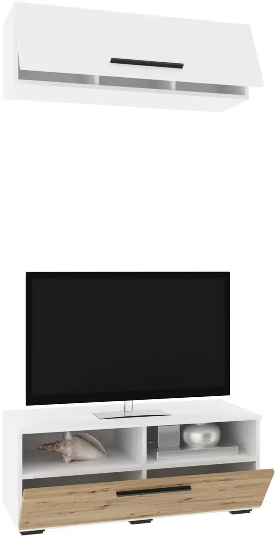 Living Haaus Kos V11 0.95m (White/Artisan Oak)