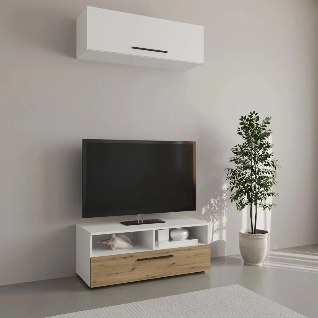 Living Haaus Kos V11 0.95m (White/Artisan Oak)