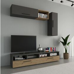 Living Haaus Kos V13 1.9m (Anthracite/Artisan Oak) Thumb