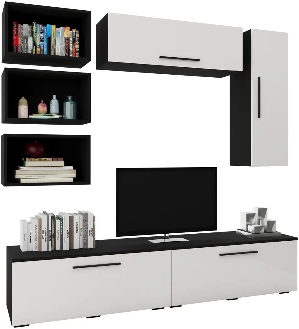 Living Haaus Kos V14 1.9m (Black/White Gloss) - 2