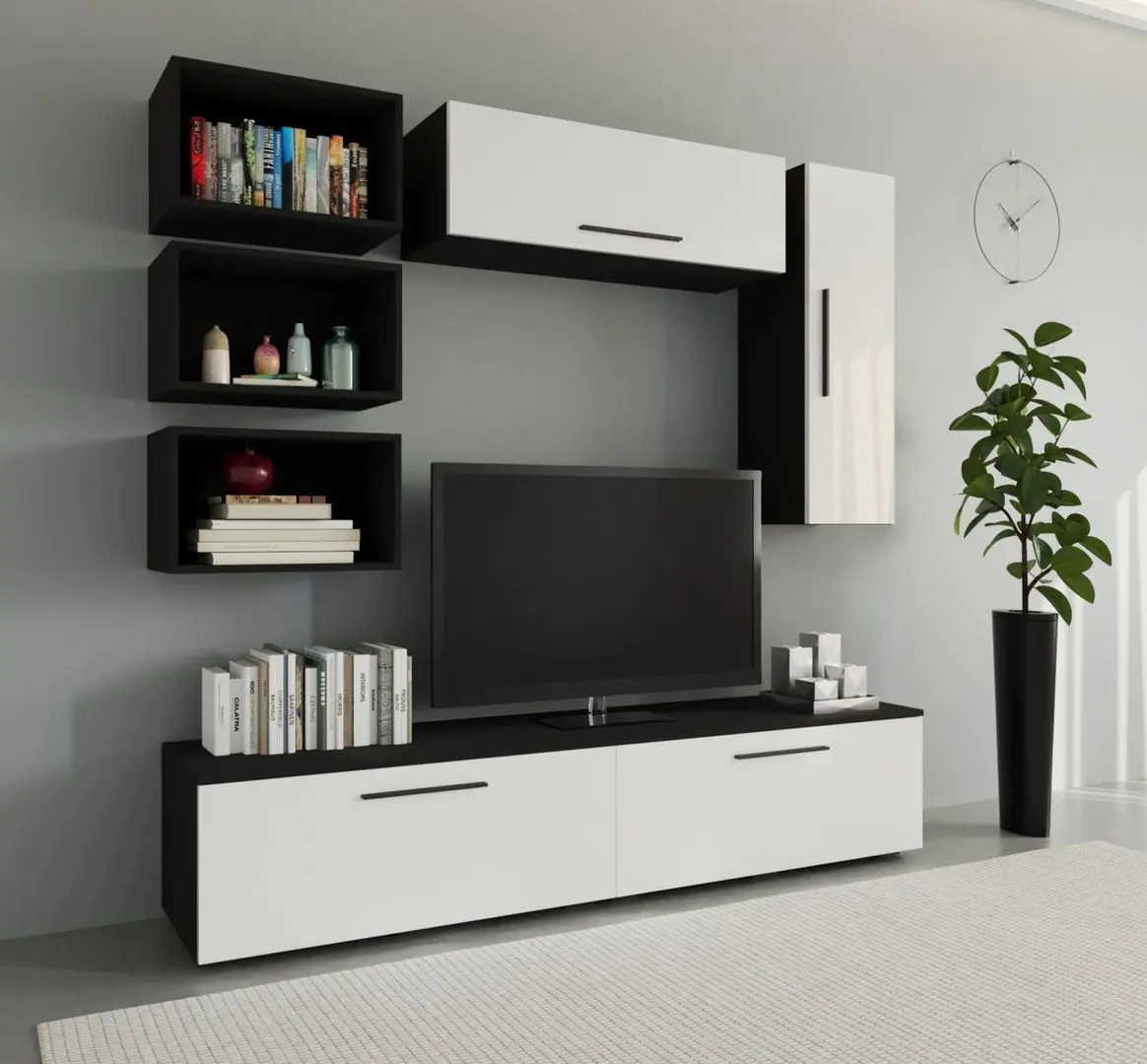 Living Haaus Kos V14 1.9m (Black/White Gloss)