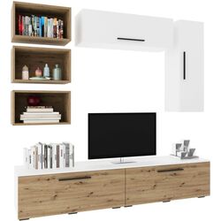 Living Haaus Kos V14 1.9m (White/Artisan Oak) Thumb