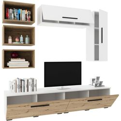 Living Haaus Kos V14 1.9m (White/Artisan Oak) Thumb