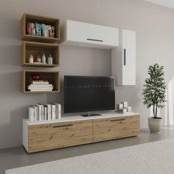 Living Haaus Kos V14 1.9m (White/Artisan Oak)