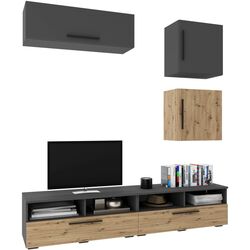 Living Haaus Kos V15 1.9m (Anthracite/Artisan Oak) Thumb