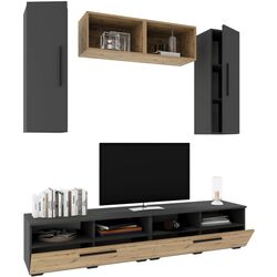 Living Haaus Kos V16 1.9m (Anthracite/Artisan Oak) Thumb