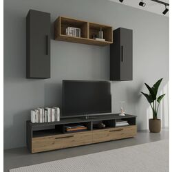 Living Haaus Kos V16 1.9m (Anthracite/Artisan Oak) Thumb