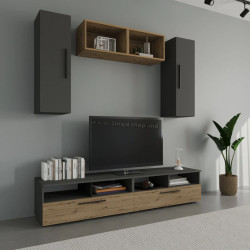Living Haaus Kos V16 1.9m (Anthracite/Artisan Oak)