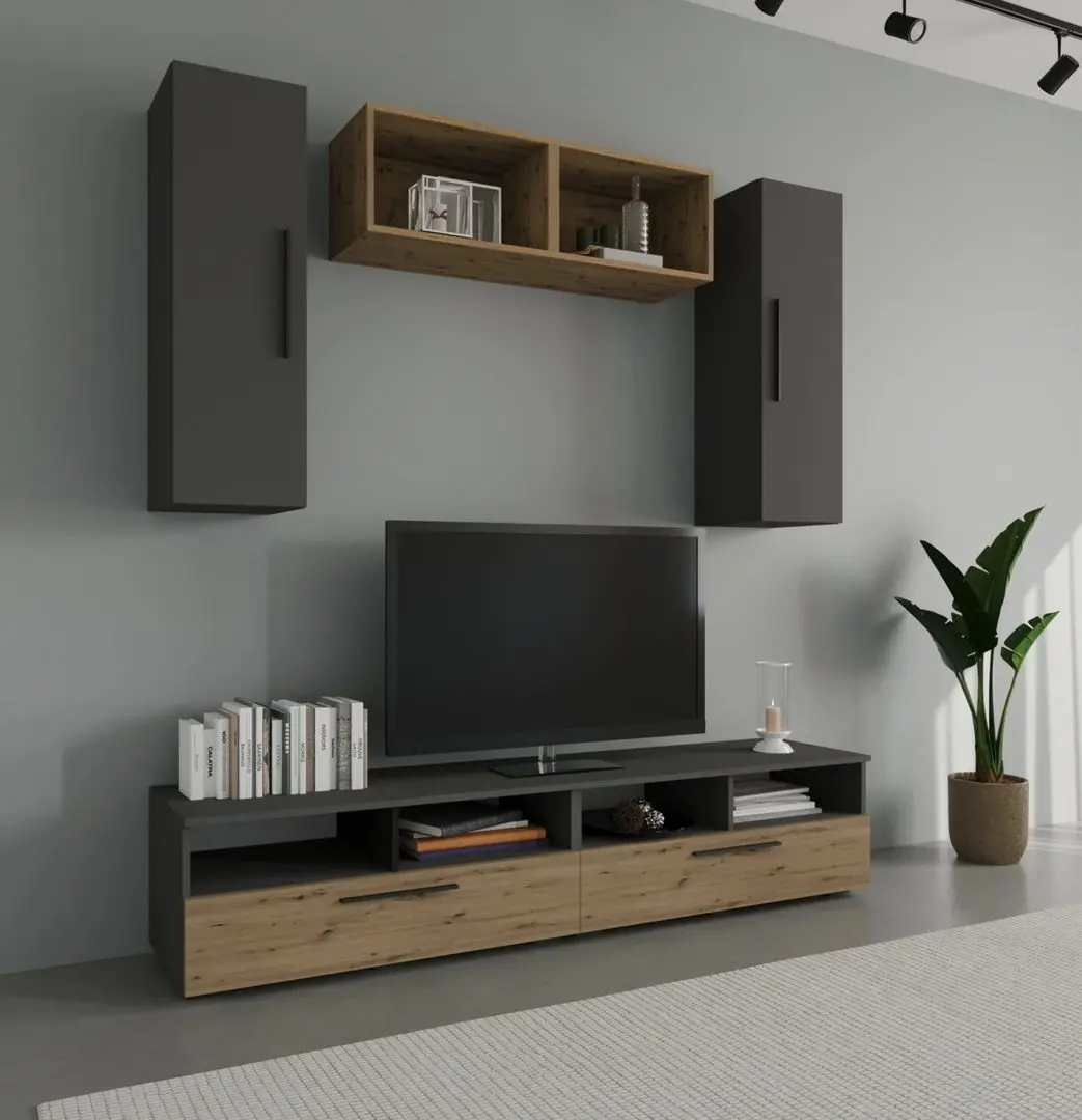 Living Haaus Kos V16 1.9m (Anthracite/Artisan Oak)