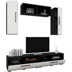 Гостиная Haaus Kos V16 1.9м (Black/White Gloss) Thumb