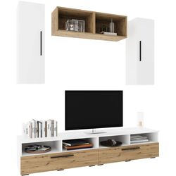 Living Haaus Kos V16 1.9m (White/Artisan Oak) Thumb