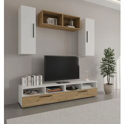 Living Haaus Kos V16 1.9m (White/Artisan Oak) Thumb