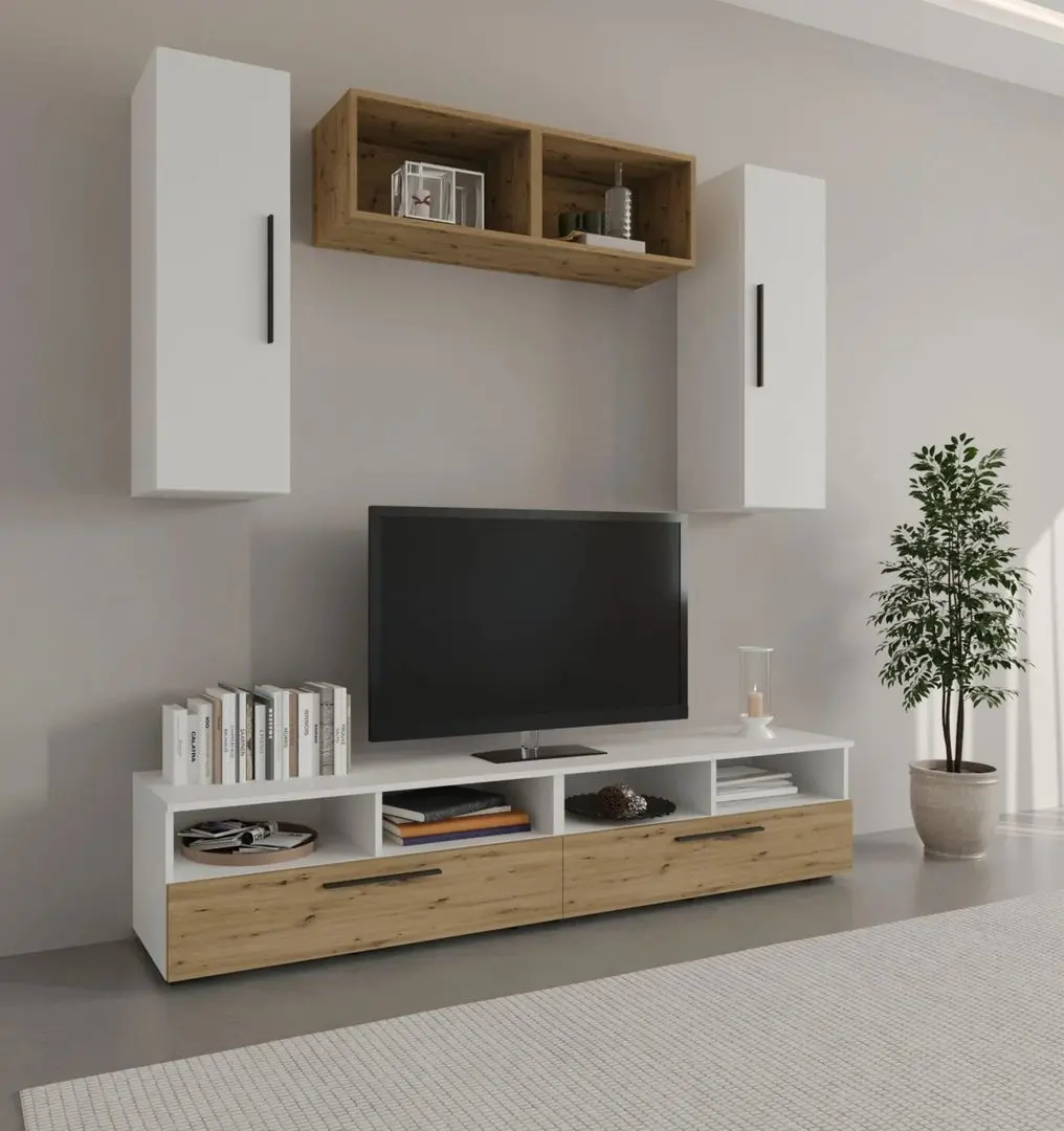Living Haaus Kos V16 1.9m (White/Artisan Oak)