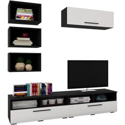 Living Haaus Kos V17 1.9m (Black/White Gloss) Thumb