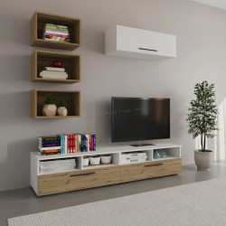 Гостиная Haaus Kos V17 1.9м (White/Artisan Oak)