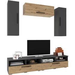 Гостиная Haaus Kos V18 1.9м (Anthracite/Artisan Oak) Thumb