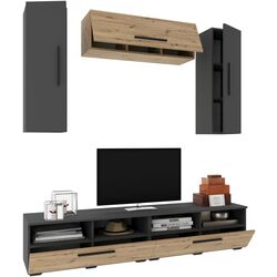 Гостиная Haaus Kos V18 1.9м (Anthracite/Artisan Oak) Thumb