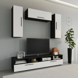 Living Haaus Kos V18 1.9m (Black/White Gloss)