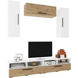 Гостиная Haaus Kos V18 1.9м (White/Artisan Oak) Thumb